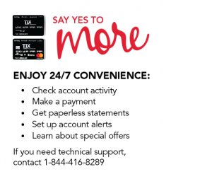 TJX Rewards credit card